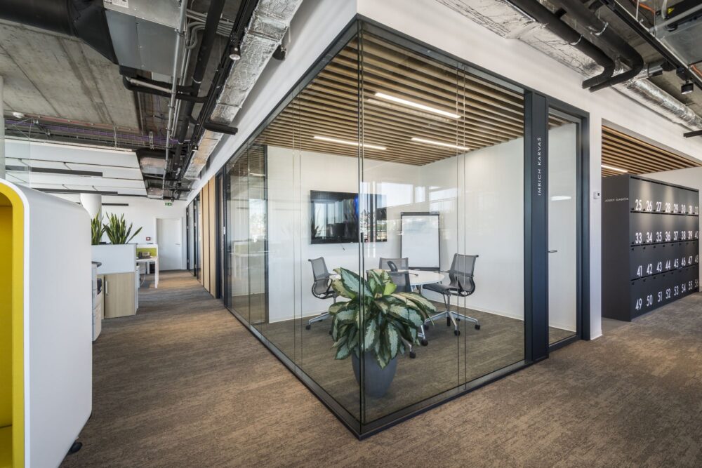 Double Glazed Glass Frameless Partition System (Customizable)